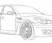 Coloriage et dessins gratuit Un Automobile BMW à imprimer