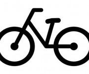 Coloriage et dessins gratuit Bicyclette vectoriel à imprimer