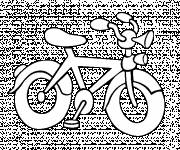 Coloriage et dessins gratuit Vélo de route facile à imprimer