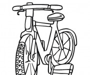 Coloriage et dessins gratuit Vélo gratuit à imprimer