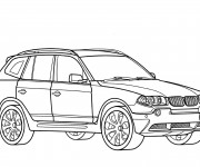 Coloriage BMW x6 à colorier