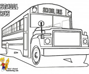 Coloriage et dessins gratuit Bus Enfant classique à imprimer