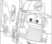 Coloriage et dessins gratuit Camion Mack dessin animé à imprimer