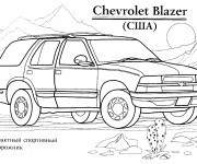 Coloriage et dessins gratuit Chevrolet 4 à imprimer