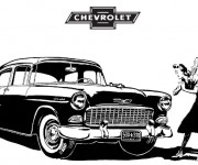 Coloriage et dessins gratuit Chevrolet 5 à imprimer
