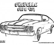 Coloriage et dessins gratuit Chevrolet Copo 427 à imprimer