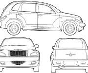 Coloriage et dessins gratuit Automobile Chrysler à imprimer