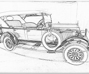 Coloriage et dessins gratuit Chrysler ancien modèle à imprimer