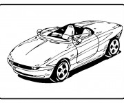 Coloriage et dessins gratuit Chrysler cabriolet à imprimer