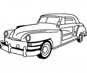 Coloriage et dessins gratuit Chrysler classique à imprimer