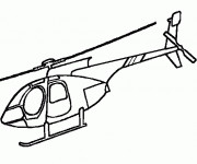 Coloriage Hélicoptère à télécharger