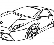 Coloriage Lamborghini en ligne