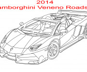 Coloriage Lamborghini Veneno Roadster