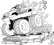 Coloriage et dessins gratuit Le Show de Monster Truck à imprimer