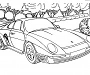 Coloriage et dessins gratuit Ferrari à imprimer