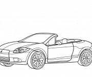 Coloriage et dessins gratuit Porsche 911 turbo à imprimer