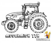 Coloriage Tracteur Maccormick