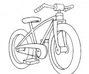 Coloriage Une Bicyclette simple