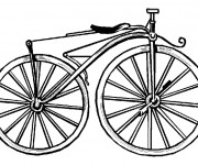 Coloriage Vélo Classique