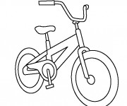 Coloriage et dessins gratuit Vélo VTT à imprimer