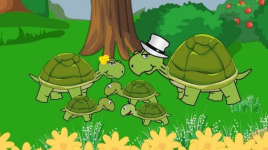 Papa et maman tortue