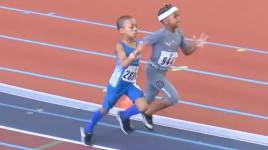 Un garçon de sept ans bat tout le record du sprint