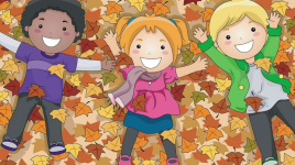 Une feuille d'automne