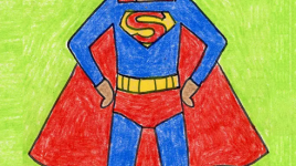 Comment dessiner un superman facilement