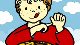Dans la galette 