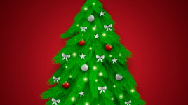 Apprenez à dessiner le sapin de Noël étape facilement