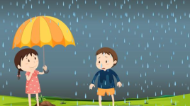 Gouttelettes de pluie