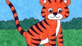 Comment dessiner un tigre étape par étape