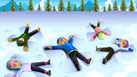 Sports d'hiver: luge, ski, snowboard, patinage