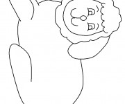 Coloriage Agneau dessin &agrave; t&eacute;l&eacute;charger