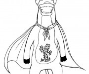 Coloriage &Acirc;ne h&eacute;ro