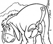 Coloriage &Acirc;ne triste