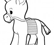Coloriage Un &acirc;non