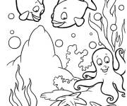 Coloriage Habitants sous-marins