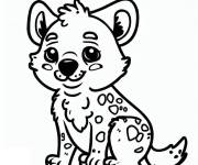 Coloriage Gentil petit Hy&egrave;ne