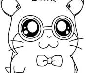 Coloriage Petit Hamster facile