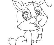 Coloriage Petit livre adorable kawaii