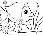 Coloriage Poison mignonne en foulard