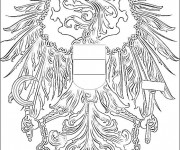 Coloriage Autruche mandala