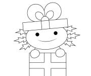 Coloriage Axolotl comme un cadeau