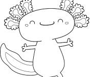 Coloriage Axolotl pour enfants