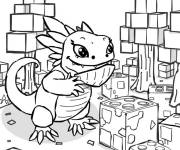 Coloriage Axolotl pour nouvel an