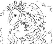 Coloriage Image d'Axolotl
