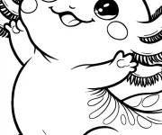Coloriage Petit Axolotl kawaii en toute beaut&eacute;