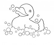 Coloriage Jouet Canard