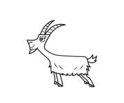 Coloriage et dessins gratuit Caprin rigolote cp à imprimer